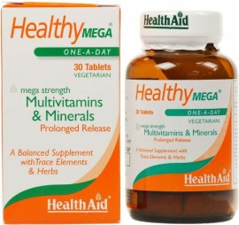 Health Aid Healthy Mega Multivitamin & Mineral Πολυβιταμίνη & Μέταλλα 30tabs
