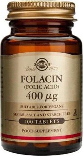 Solgar Folic Acid 400mg 100tabs