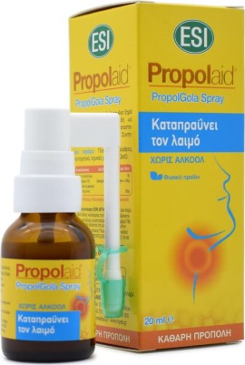 ESI Propolaid Propol Gola Spray χωρίς Γλουτένη & Αλκοόλ, Γεύση Μέντα 20ml