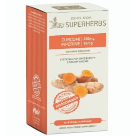 JOHN NOA Superherbs Curcumi 250mg + Piperin 10mg 60caps