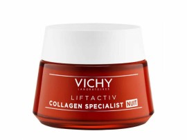 Vichy Liftactiv Collagen Specialist Αντιγηραντική Κρέμα Προσώπου Νυκτός για Σύσφιξη & Ανάπλαση 50ml
