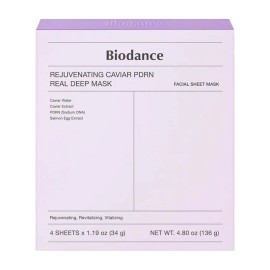 Biodance Μάσκα Προσώπου Rejuvenating Caviar PDRN Real Deep Mask 4τμχ