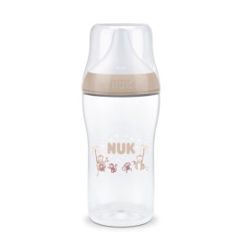 Nuk Πλαστικό Μπιμπερό Perfect Match Κατά των Κολικών με Θηλή Σιλικόνης M για 3m+ Μπεζ 260ml 10.216.328