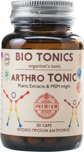 Bio Tonics Arthro Tonic Συμπλήρωμα για την Υγεία των Αρθρώσεων 30caps