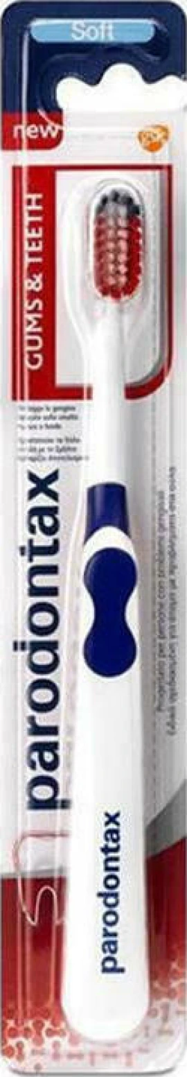 Parodontax Gums & Teeth Soft, Мека четка за зъби, тъмносиня 1 бр.