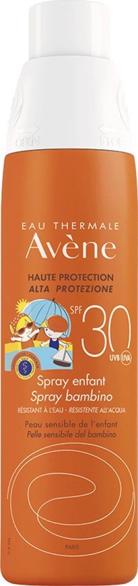 Avene Spray for Children SPF30 Παιδικό Αντηλιακό Σπρέϊ για Πρόσωπο & Σώμα 200ml