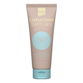 InterMed Luxurious SunCare Silk Cover BB Cream, Αντηλιακή Κρέμα Προσώπου SPF50 με Χρώμα Natural Beige 75ml