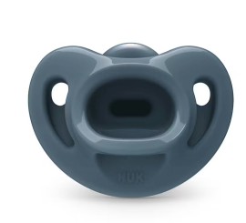 Nuk First Choice Soft Πιπίλα Σιλικόνης 0-6m Γκρι 1τμχ 10.175.376