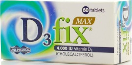 D3 Fix Max 4000iu 60tabs