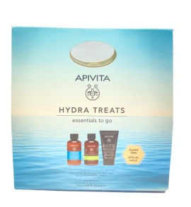 Apivita Hydration Moisturizing Σετ Περιποίησης  Μαύρο Gel Καθαρισμού για Πρόσωπο & Μάτια 50ml & Tonic Mountain Tea Αφρόλουτρο 75ml & Mini Σαμπουάν Ενυδάτωσης 75ml