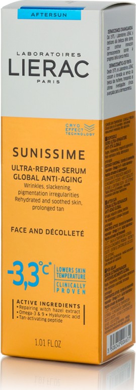 Lierac Sunissime Serum Ultra Repair Anti Age Global Ορός Αμεσης Επανόρθωσης για μετά τον Ήλιο 30ml
