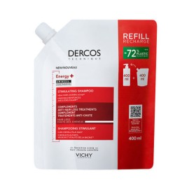 Vichy Dercos Energy+ Anti-Hair Loss Ανταλλακτικό Σαμπουάν κατά της Τριχόπτωσης για Όλους τους Τύπους Μαλλιών 400ml