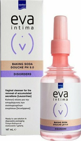 Eva Intima Disorders Baking Soda Douche pH 9.0 για την Απομάκρυνση Συσσωρευμένων Εκκρίσεων 147ml