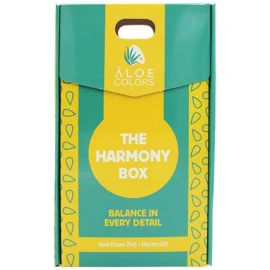 Aloe Colors КОЛЕДНА ПРОМОЦИЯ 2025 Кутия Harmony с крем за ръце Хидратиращ крем за ръце 75 мл и ПОДАРЪК Мистериозен подарък