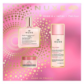 Nuxe PROMO PACK 2022 Pink Fever, Ξηρό Λάδι Huile Prodigieuse Florale 50ml & Νερό Very Rose Micellar Water 100ml & Very Rose Lip Balm 15gr