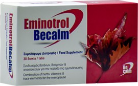 BeCalm Eminotrol Συμπλήρωμα Διατροφής για την Εμμηνόπαυσης 30tabs
