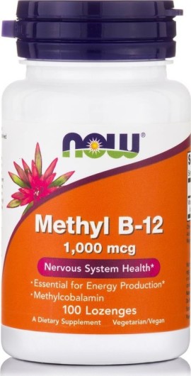 Now Methyl B-12 1000mcg 100tabs Μασώμενα