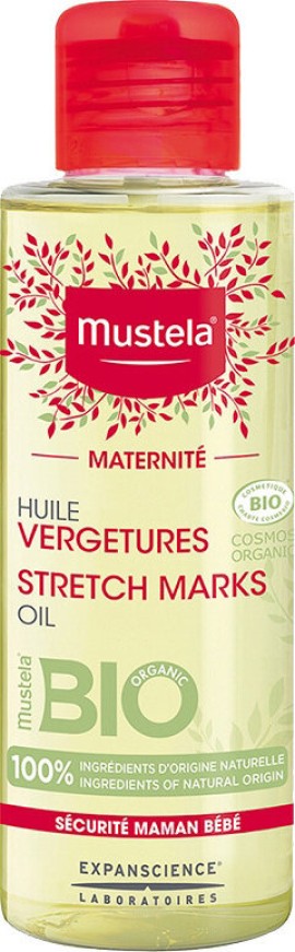Mustela Bio Stretch Marks Oil Λάδι κατά των Ραγάδων Εγκυμοσύνης 105ml