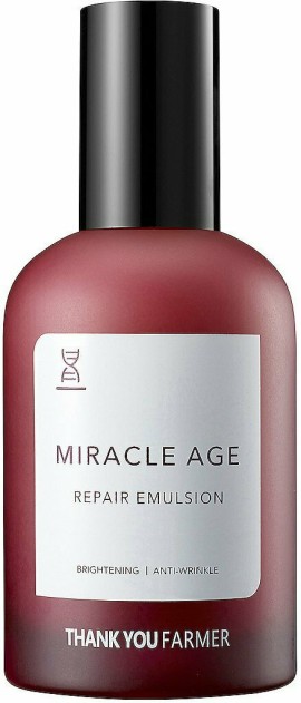 Thank You Farmer Miracle Age Repair Emulsion 24ωρο Γαλάκτωμα Προσώπου για Ανάπλαση, Πανάδες & Λεύκανση 150ml