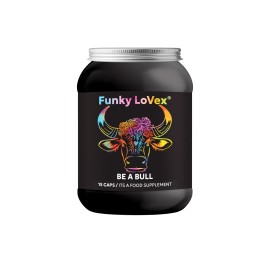 Funky LoVex Be A Bull Φυσική για την Ενίσχυση της Ανδρικής Δύναμης & Απόδοσης 15caps