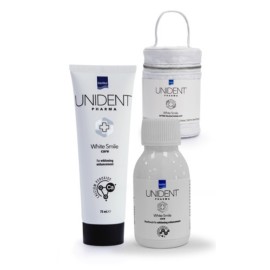 Intermed After White Smile Bleaching Kit. Κιτ Λεύκανσης με Unident White Smile Toothpaste 75ml + White Smile Mouthwash 100ml 2τμχ