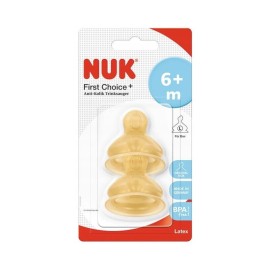 Nuk First Choice Θηλές από Καουτσούκ Μεγάλης Ροής L 2τμχ 10.713.243