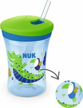 Nuk Action Cup 12m+ Πράσινο 230ml 1τμχ 10.255.274
