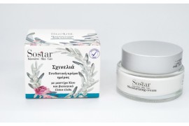SOSTAR Σχινελιά Ενυδατική κρέμα προσώπου με μαστιχέλαιο και ελαιόλαδο 50ml