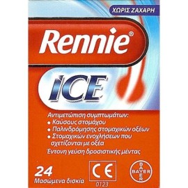Rennie ICE μασώμενα 24tabs