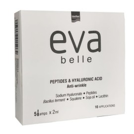 Eva Belle Peptides & Hyaluronic Acid Αμπούλες για Εντατική Αντιμετώπιση Λεπτών Γραμμών & Ρυτίδων για Αποτοξίνωση & Σύσφιξη 5x2ml