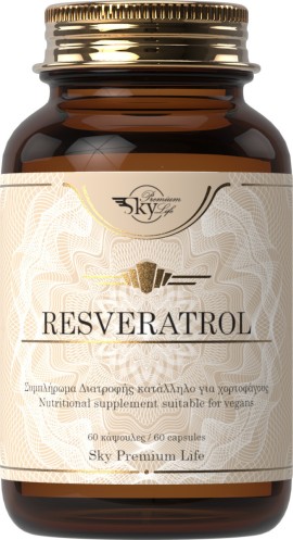 Sky Premium Life Resveratrol Ρεσβερατρόλη 60caps