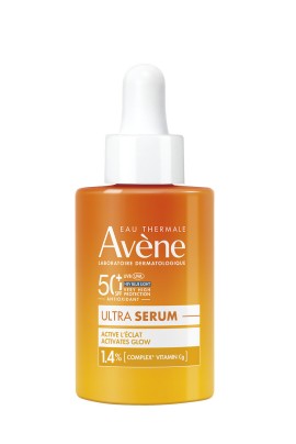Avene Eau Thermale Ultra Serum Αντηλιακός Ορός Προσώπου για Ενεργοποίηση της Λάμψης SPF50+ 30ml