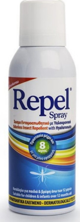 Repel Spray Αοσμο Εντομοαπωθητικό 100ml