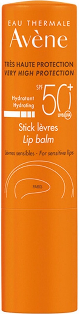 Avene Stick Levres High Protection Hydrating Lip Balm Αδιάβροχο Αντηλιακό Stick Χειλιών SPF50 3gr