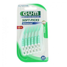 GUM Soft Picks Advanced Regular Μεσοδόντιες Οδοντοφλυφίδες 30τμχ