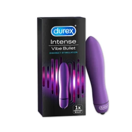 Вибратор Durex Intense Delight Bullet Mini 9 см, лилав, 1 бр.