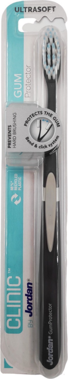 Jordan Clinic Gum Protector Ultrasoft Οδοντόβουρτσα Ενηλίκων Πολύ Μαλακή με Μηχανισμό Προστασίας Ούλων 1τμχ