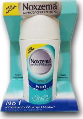 Noxzema Pilot Roll-On Με Ρυθμιστές Εφίδρωσης 50ml