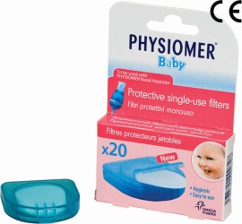 Physiomer Baby Filters Ανταλλακτικά Ρινικού Αποφρακτήρα για Βρέφη και Παιδιά 20τμχ