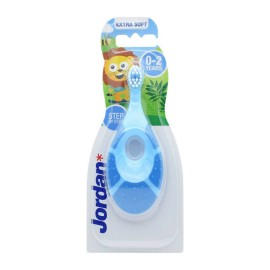Jordan Baby Toothbrush Step by Step Extra Soft Παιδική Οδοντόβουρτσα 0-2 Ετών σε διάφορα Χρώματα 1τμχ