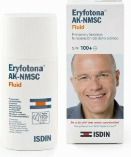ISDIN Eryfotona AK-NMSC Fluid SPF100+ Αντηλιακό Προσώπου που Προλαμβάνει & Διορθώνει τις Ακτινικές Βλάβες 50ml