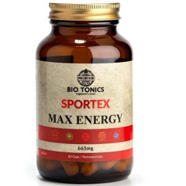 Bio Tonics Sportex Max Energy 665mg Ενεργειακό Συμπλήρωμα Διατροφής 60caps
