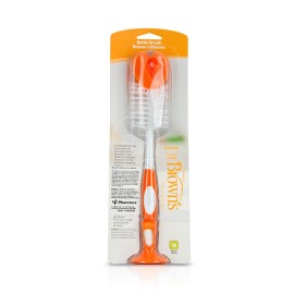 Dr Browns Bottle Brush, Βούρτσα Καθαρισμού Μπιμπερό, Πορτοκαλί, 1τμχ AC023