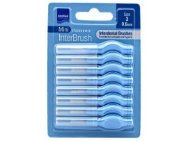 INTERMED Mini Ergonomic Interbrush Μεσοδόντια Βουρτσάκια 0.6mm Size3  8τμχ