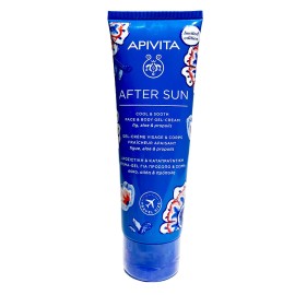 Apivita After Sun Face & Body Gel για Πρόσωπο και Σώμα με Αλόη Βέρα Travel Size 100ml