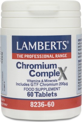 Lamberts Chromium Complex 200μg 60tabs