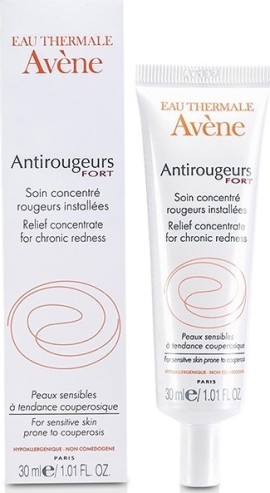 Avene Antirougeurs Fort Ενυδατική Κρέμα Προσώπου για Ευαίσθητες Επιδερμίδες κατά της Ερυθρότητας 30ml