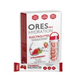 Eifron ORES PRO electrolytes Ηλεκτρολύτες με Προβιοτικά Γεύση Φράουλα 10 φακελίσκοι