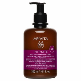 Apivita Intimate Lady Κρέμα Καθαρισμού για την Ευαίσθητη Περιοχή με Αλόη & Πρόπολη 300ml