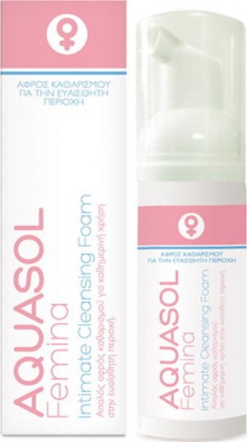 Aquasol Femina Intimate Cleansing Foam, почистваща пяна за чувствителна зона 40 мл